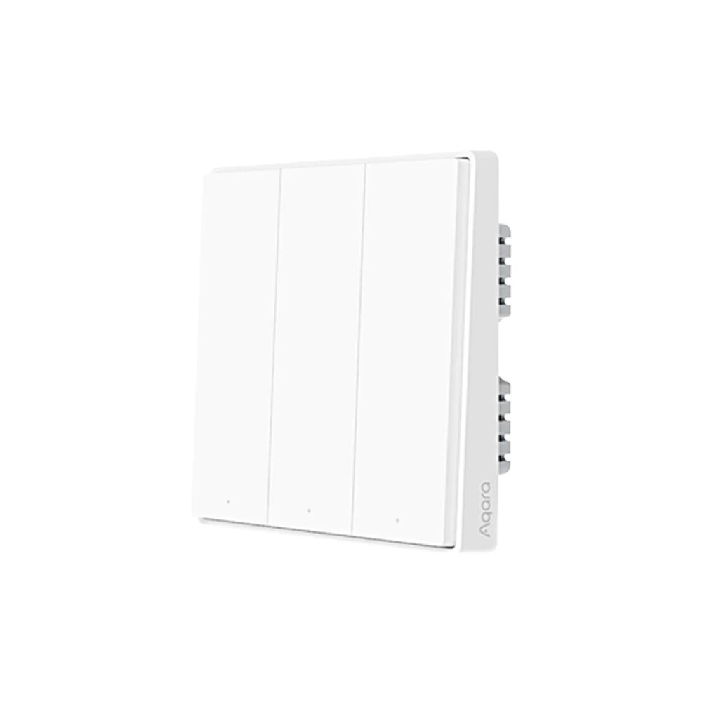 Aqara Wall Switch D1 No Nutral Triple Rocker | QBKG25LM Aqara Wall Switch D1 No Nutral Triple Rocker | QBKG25LM